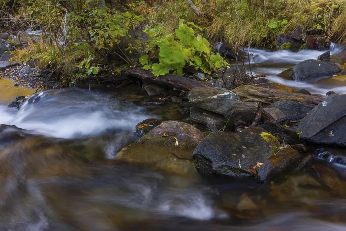 Framed Print : Doesen creek in the Doesen valley