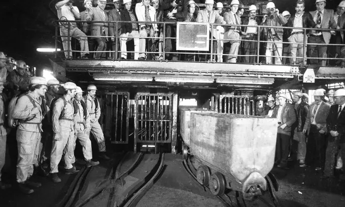 Framed Print : With the last dog the coal mine Waltrop ended its coal feeding in the coalfield on 29