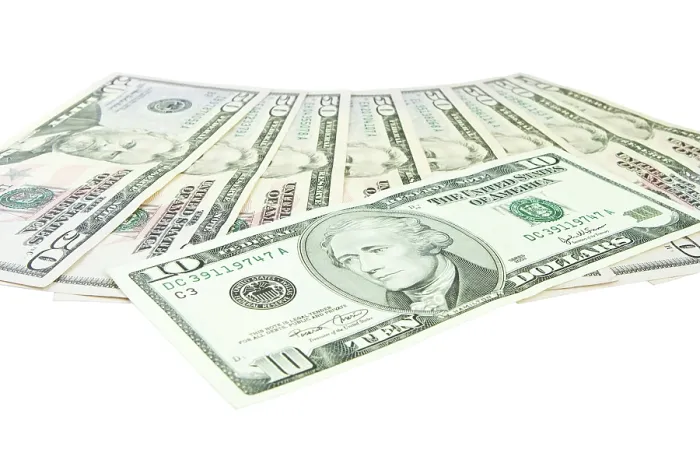 Framed Print : Dollars background Framed Print : Dollars background