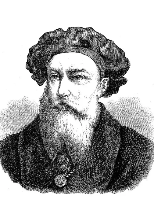 Framed Print : Dom Vasco da Gama, around 1469