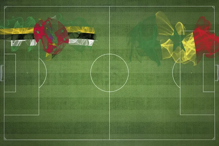 Framed Print : Dominica vs Senegal Soccer Match