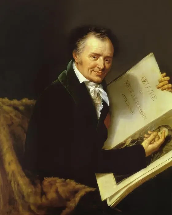 Framed Print : Dominique Vivant, Baron Denon, 1747 - 1825, French artist, writer, diplomat, author and archaeologist, digitally edited