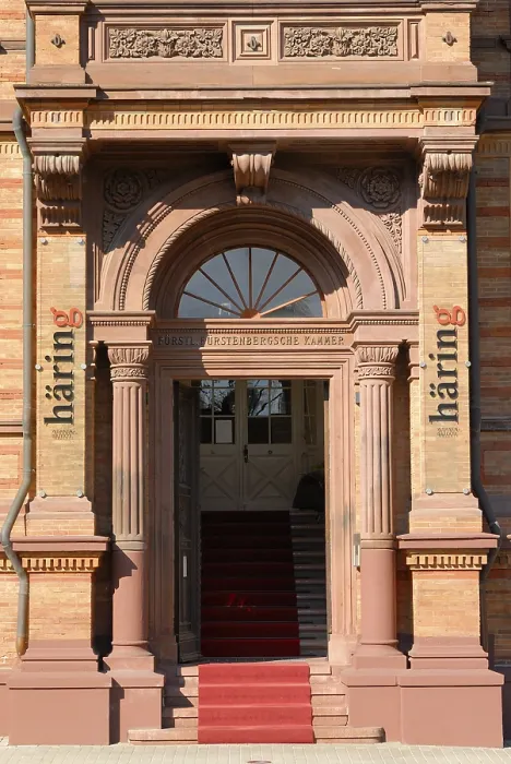 Framed Print : Donaueschingen - portal from the Fuerstenbergische Kammer - Baden Wuerttemberg