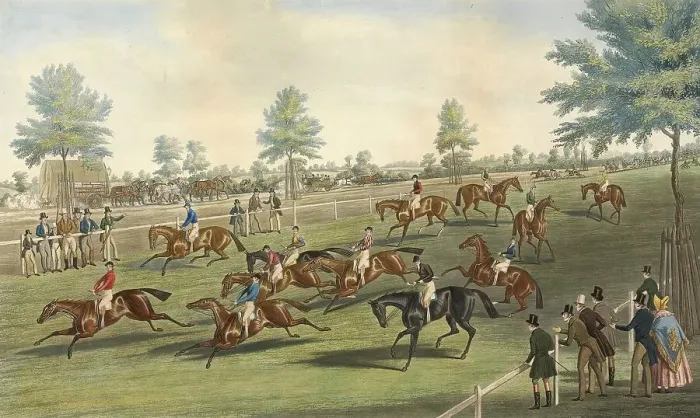 Framed Print : Doncaster Race for the Great St Legder Stakes