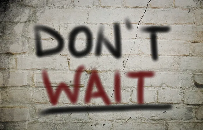 Framed Print : Don't Wait ConceptDon't Wait Concept Framed Print : Don't Wait ConceptDon't Wait Concept