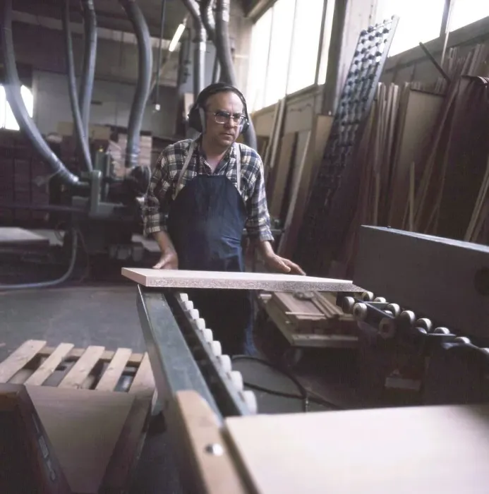 Framed Print : Dortmund. Craftsman. Master carpenter Framed Print : Dortmund. Craftsman. Master carpenter
