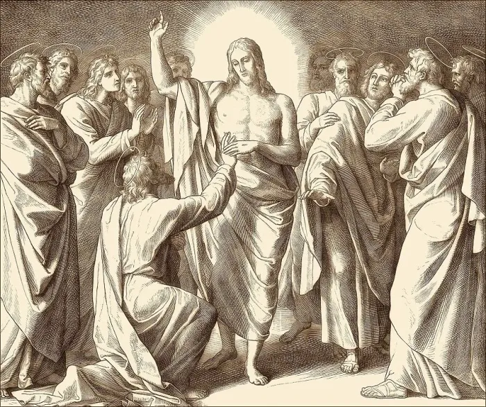 Framed Print : Doubting Thomas, New Testament