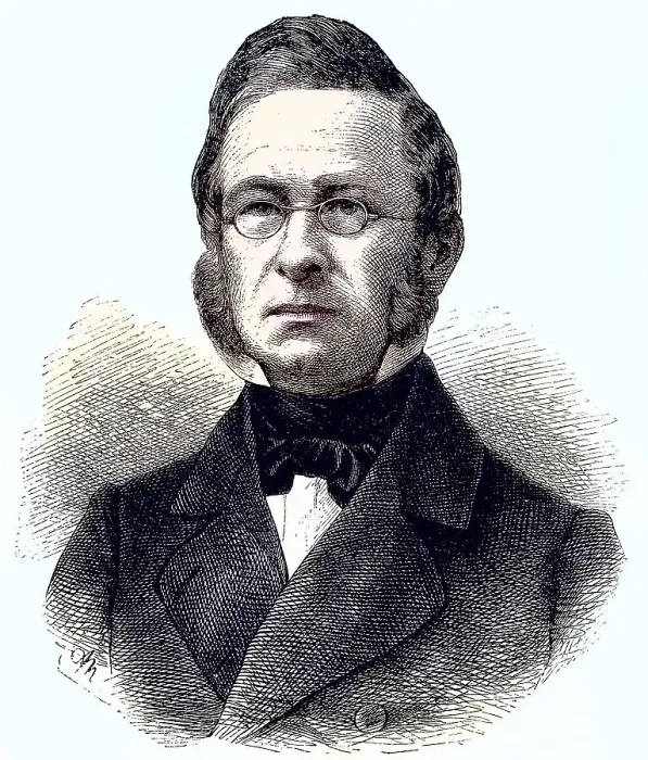 Framed Print : Dr. Heinrich Kuenzel, 1811-1873