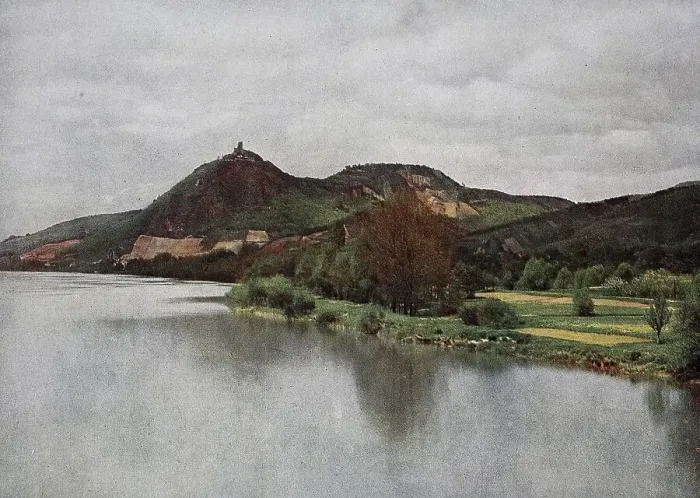 Framed Print : Drachenfels and Wolkenburg in the Siebengebirge
