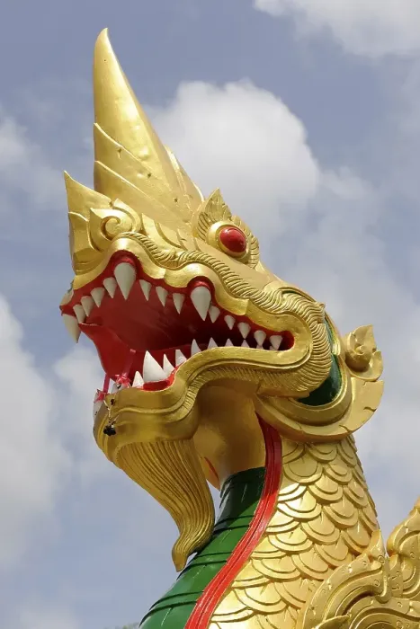 Framed Print : Dragon sculpture at the Wat Tham Sua Monastery Framed Print : Dragon sculpture at the Wat Tham Sua Monastery