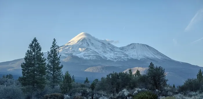 Framed Print : Dramatic nature scenes near Mount Shasta Cascade Range California Framed Print : Dramatic nature scenes near Mount Shasta Cascade Range California