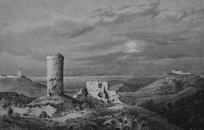 Framed Print : Drei Gleichen, a medieval castle ensemble