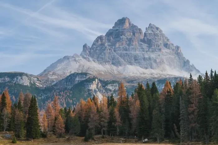 Framed Print : Drei Zinnen peaks or Tre Cime di Lavaredo