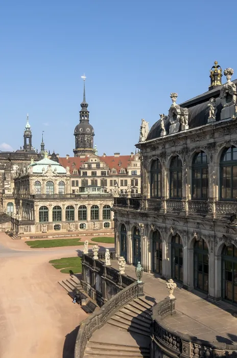 Framed Print : Dresden, Zwinger, Glockenspiel pavilion