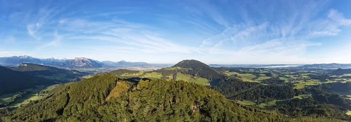 Framed Print : Drone shot, Gurlspitze with view to Gaisberg Framed Print : Drone shot, Gurlspitze with view to Gaisberg