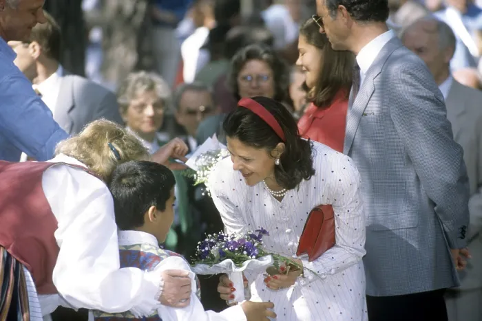 Framed Print : Drottning Silvia 1993 Queen Silvia of Sweden