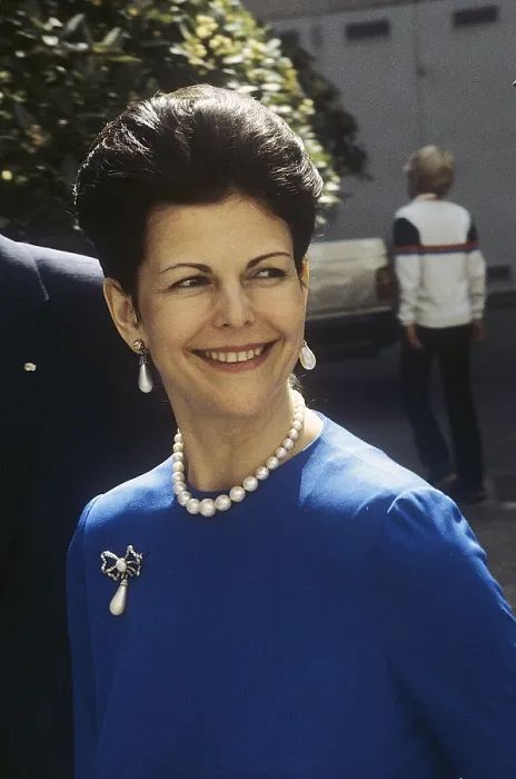 Framed Print : Drottning Silvia. Mars 1983 Queen Silvia of Sweden