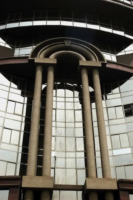 Framed Print : Du Parc Trinity building at Mahatma Gandhi Road at Bangalore, Karnataka, India, Asia