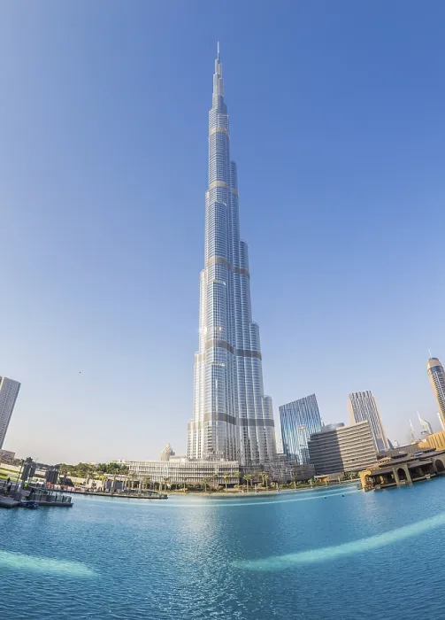 Framed Print : DUBAI, UAE - NOVEMBER 13: Burj Khalifa on November 13