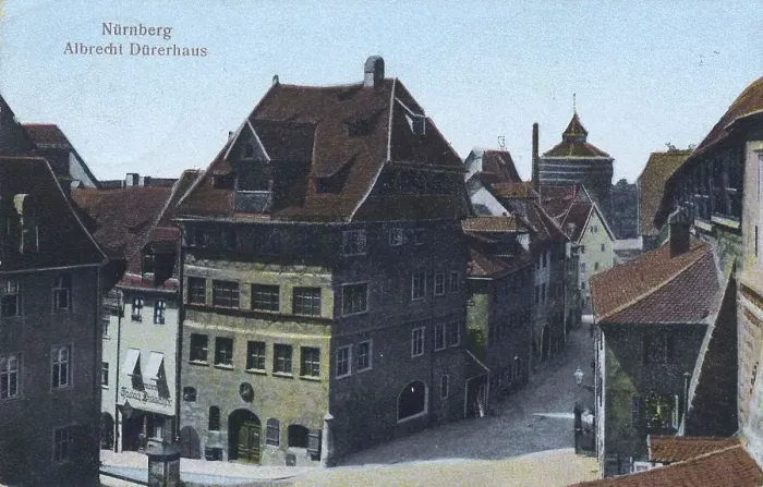 Framed Print : Duererhaus in Nuremberg, Middle Franconia