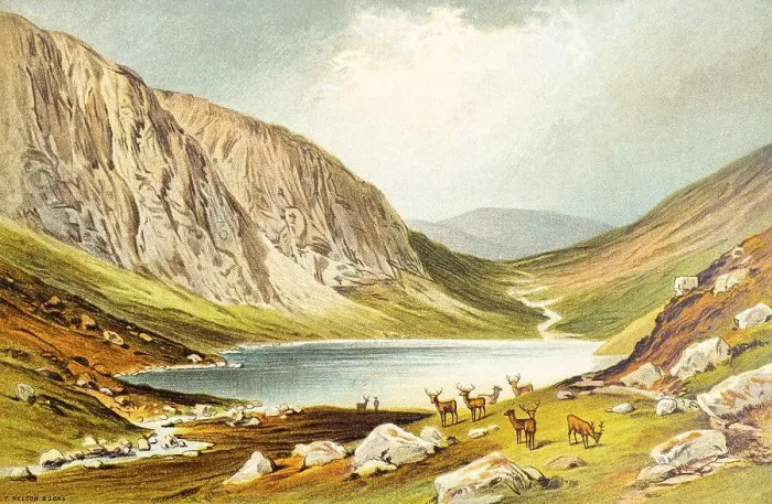 Framed Print : Duh Loch, Loch-Na-Gar, Lochnagar