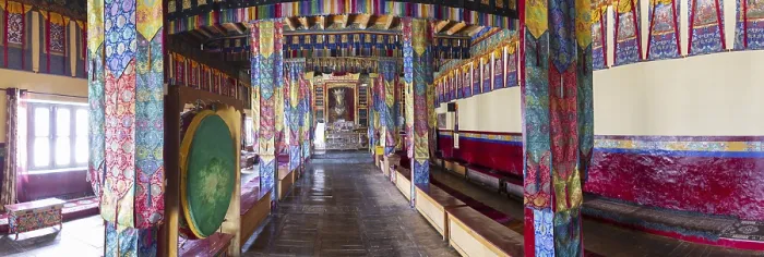 Framed Print : Dukhang, prayer and meeting room