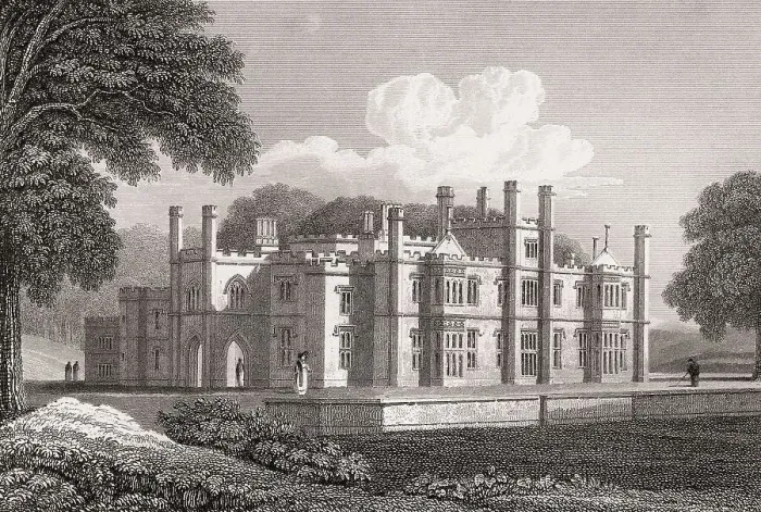 Framed Print : Dunmore Park, Airth, Falkirk, 19th century
