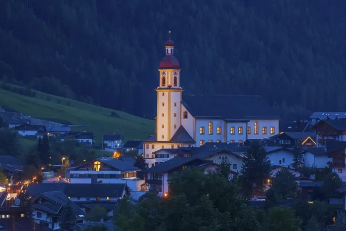 Framed Print : At dusk, Neustift im Stubai Valley