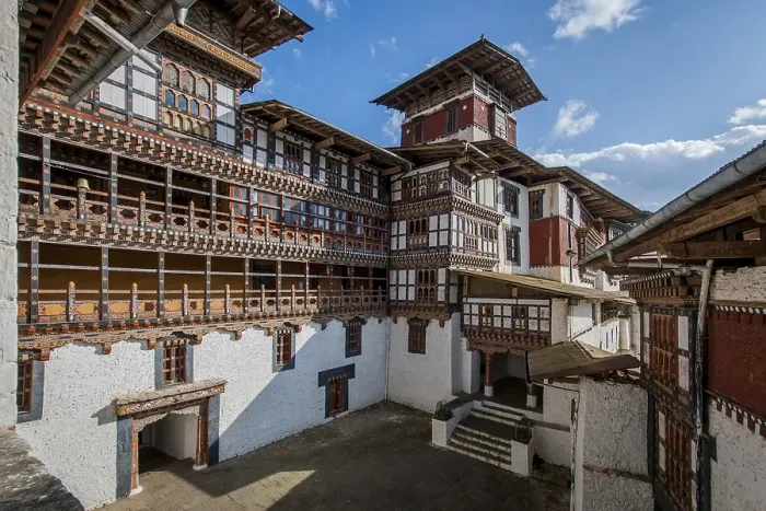 Framed Print : Dzong or Fortress of Trongsa, Trongsa District