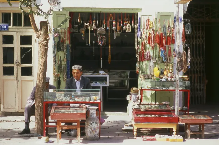 Framed Print : The earliest mention of Kashgar occurs when a Chinese Han Dynasty (206 BCE - 220 CE)