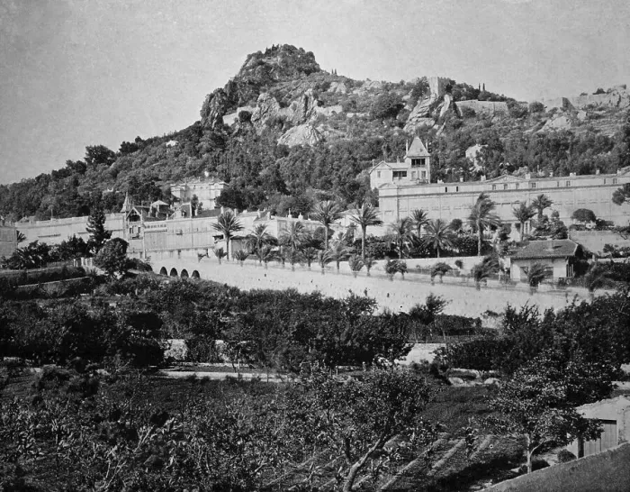 Framed Print : Early autotype of Hyeres, Provence-Alpes-Cote d'Azur Framed Print : Early autotype of Hyeres, Provence-Alpes-Cote d'Azur