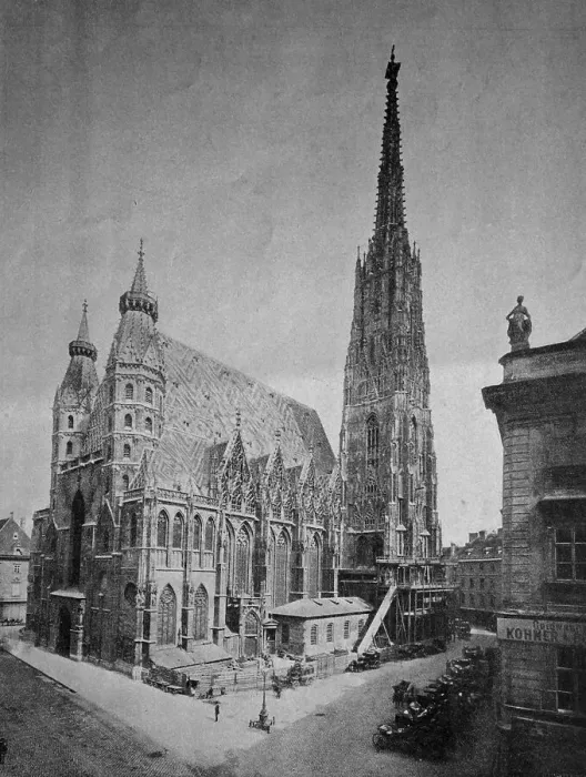 Framed Print : Early autotype of St. Stephen's Cathedral Framed Print : Early autotype of St. Stephen's Cathedral