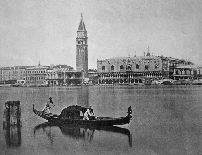 Framed Print : Early autotype of Venice, Veneto Framed Print : Early autotype of Venice, Veneto