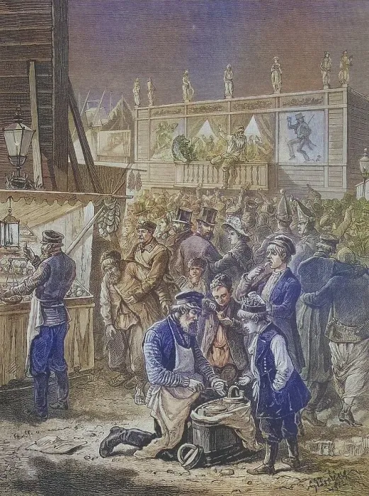 Framed Print : Easter festival on the Field of Mars in St