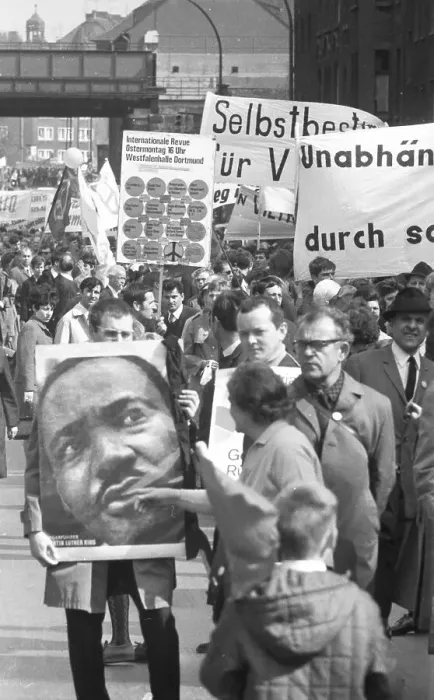 Framed Print : The Easter March 1968, Germany Framed Print : The Easter March 1968, Germany