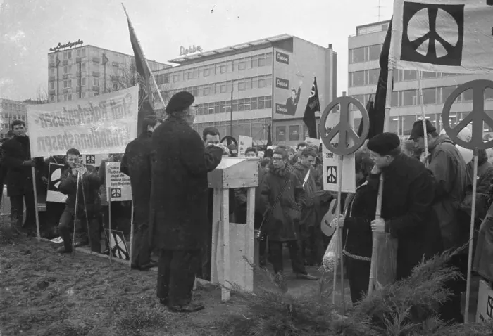 Framed Print : The Easter March 1968, Germany