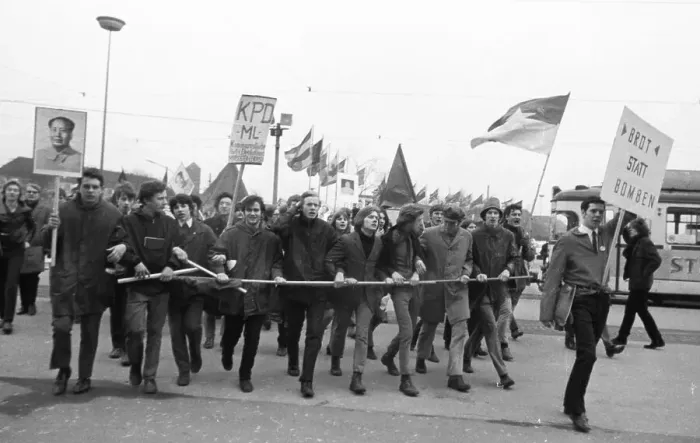 Framed Print : The Easter March 1968, Germany
