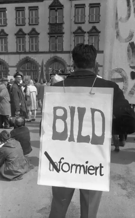 Framed Print : The Easter March 1968, Germany