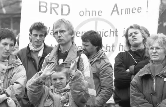 Framed Print : The Easter March 1990 was marked by the change in the Eastern Bloc