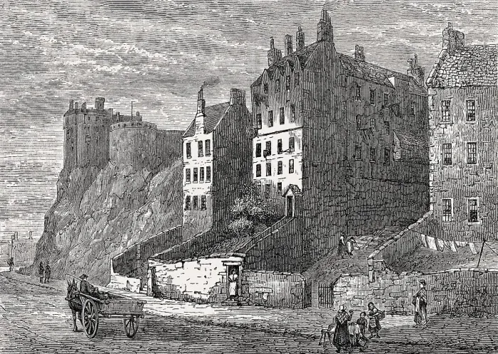 Framed Print : Edinburgh Castle Road, Edinburgh Framed Print : Edinburgh Castle Road, Edinburgh