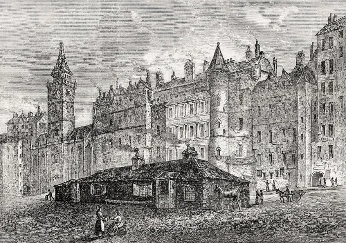 Framed Print : The Edinburgh City Guard House