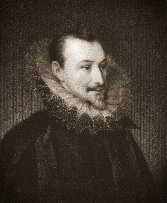 Framed Print : Edmund Spenser, ca. 1552 - 1599, an English poet