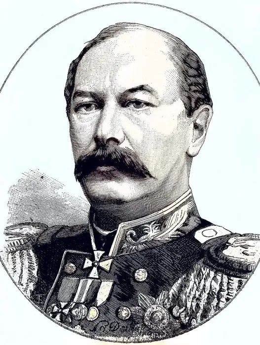 Framed Print : Eduard Iwanowitsch Totleben, sometimes transliterated as Todleben
