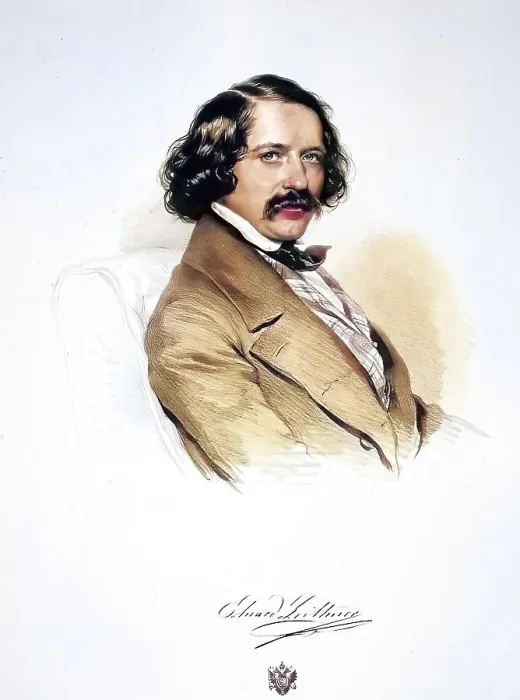 Framed Print : Eduard Leithner (1815-1874), Austrian singer Framed Print : Eduard Leithner (1815-1874), Austrian singer