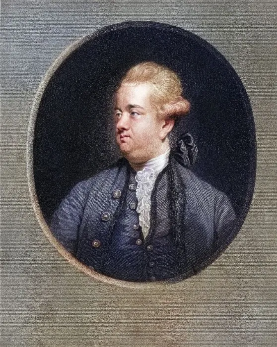 Framed Print : Edward Gibbon 1737-1794, English rationalist