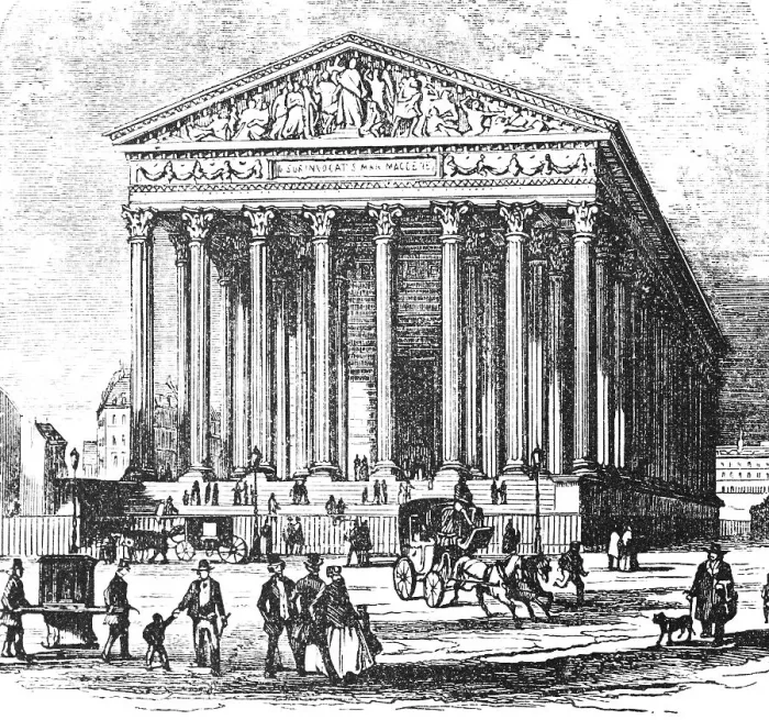 Framed Print : Eglise de la Madeleine, Magdalene church in Paris