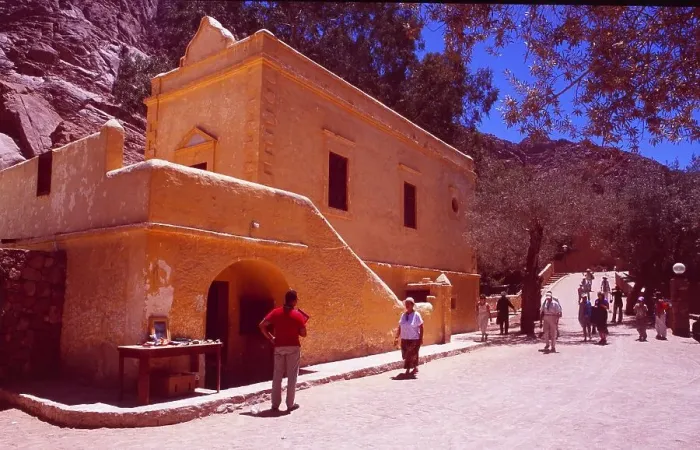 Framed Print : Egypt: St Catherines Monastry at Mount Moses
