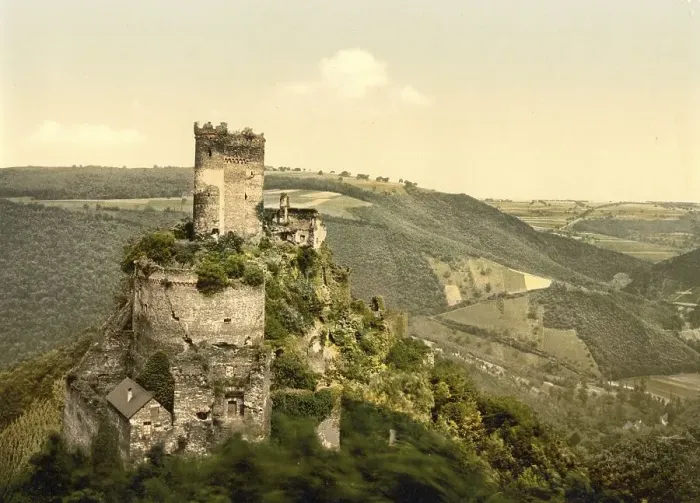 Framed Print : The Ehrenburg in the Moselle Valley Framed Print : The Ehrenburg in the Moselle Valley