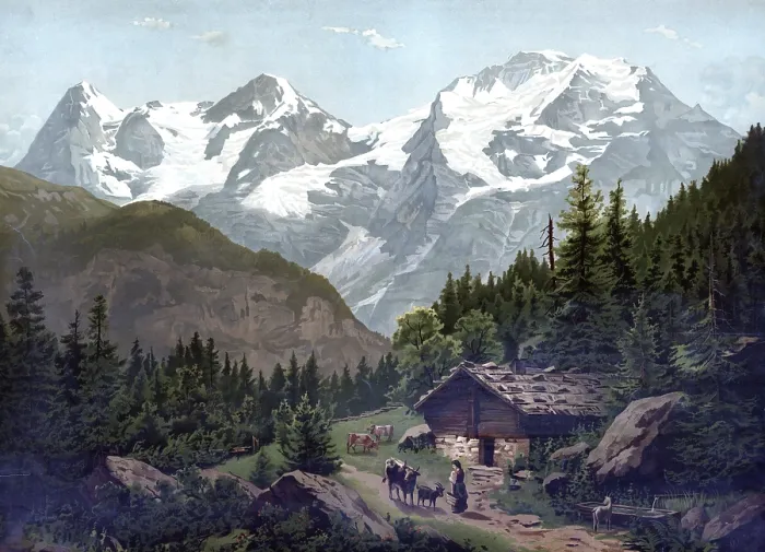 Framed Print : Eiger, Monch and Jungfrau Framed Print : Eiger, Monch and Jungfrau