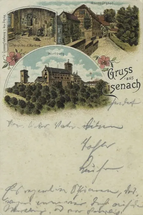Framed Print : Eisenach, Thuringia, Germany, view around ca 1910